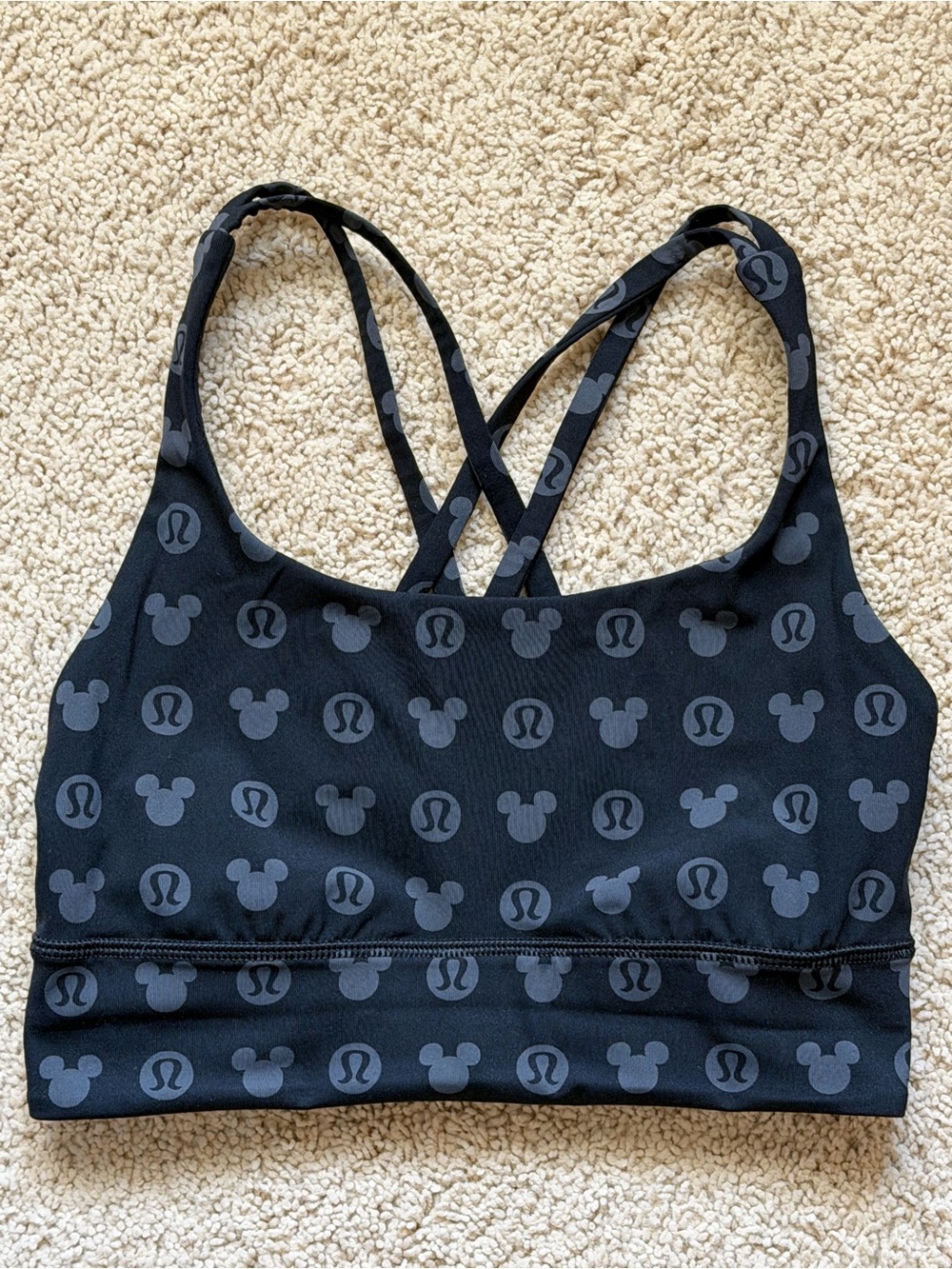 Disney + Lululemon Energy Longline Sports Bra Size 4